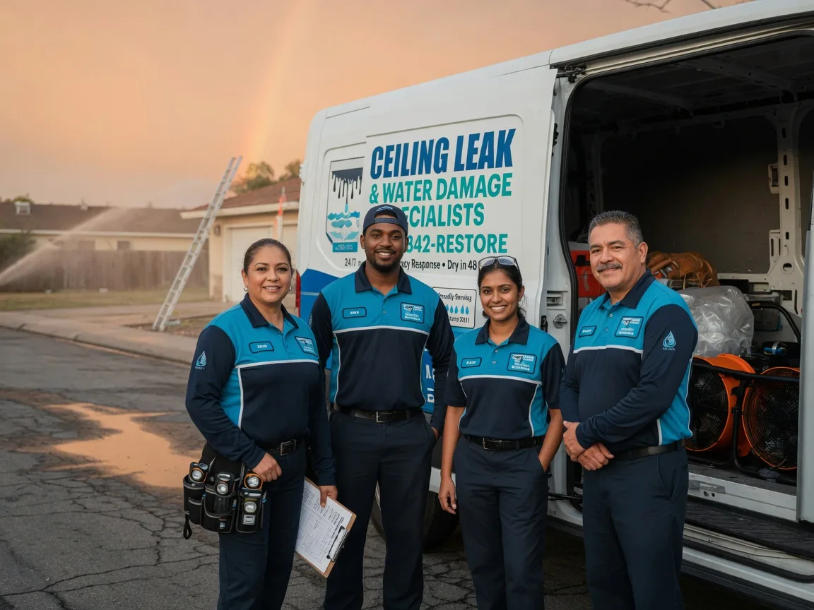 Ceiling Leak Cleanup company in Baskerville, VA